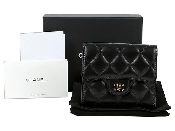 Chanel Classic Wallet Black