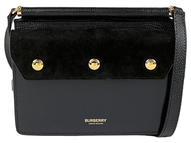 Burberry Borsa a spalla mini a tracolla Nero