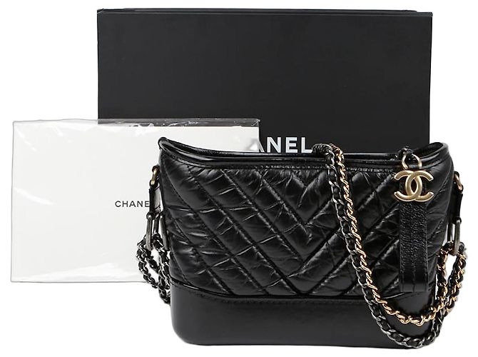Chanel Borsa hobo a tracolla Gabrielle Small Nero