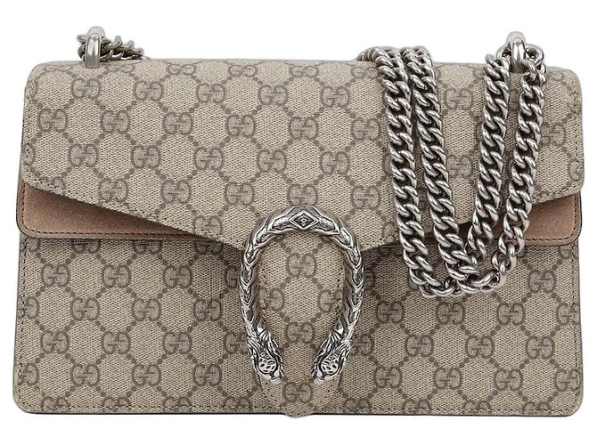 Gucci Bolsa de Ombro com Corrente Dionysus Small Marrom