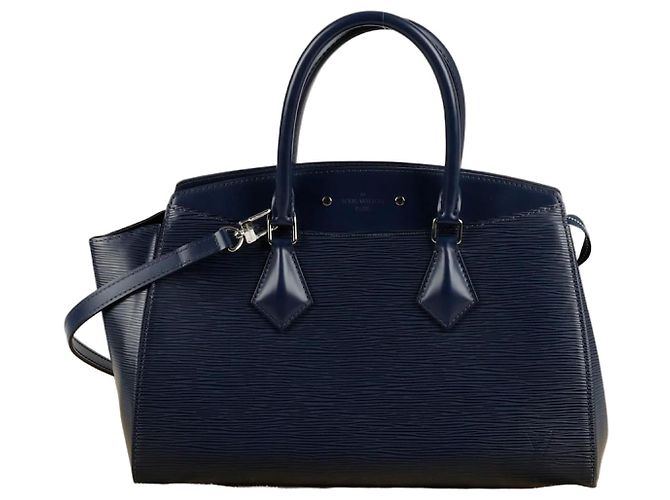 Louis Vuitton Suplo MM Tote Shoulder Bag Blue