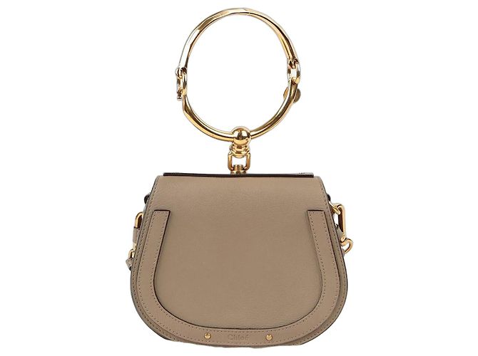 Chloé Nile Small Tote Shoulder Bag Brown