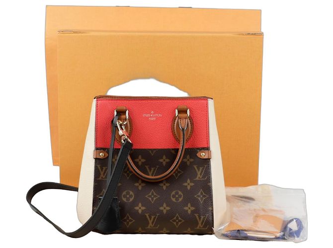 Louis Vuitton Fold PM Tote Shoulder Bag Red