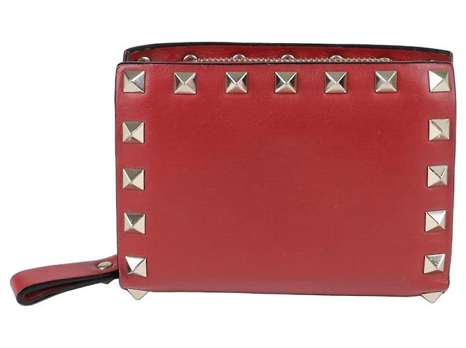 Valentino Cartera Rockstud Roja