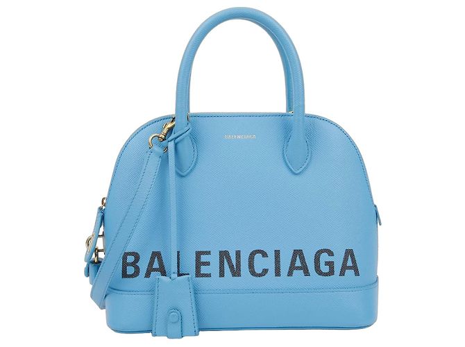 Balenciaga Sac à main Bill Small Tote Bleu