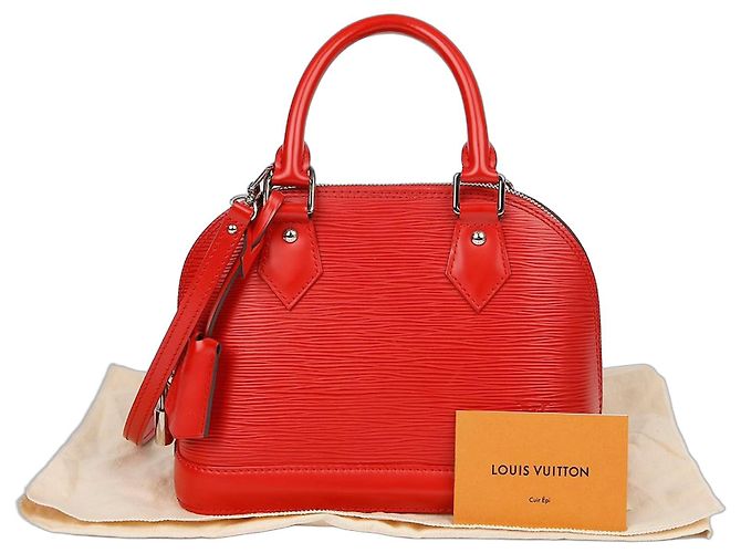 Louis Vuitton Alma BB Schultertasche Rot