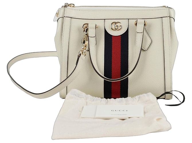 Gucci Sac à main Ophidia Small Tote Blanc