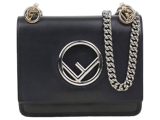 Fendi Borsa a tracolla Kan Small Nero