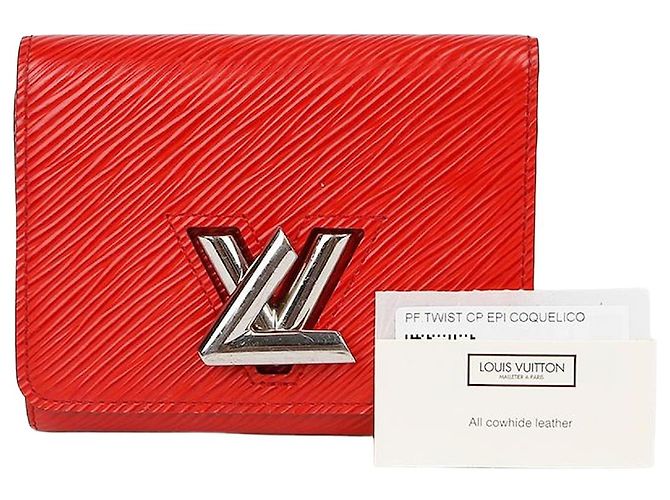 Louis Vuitton Cartera Compacta Twist Roja