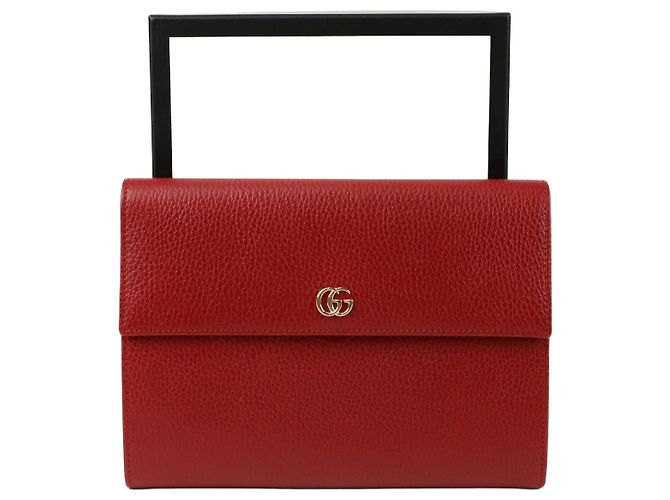 Gucci Clutch com aba GG Marmont Vermelho