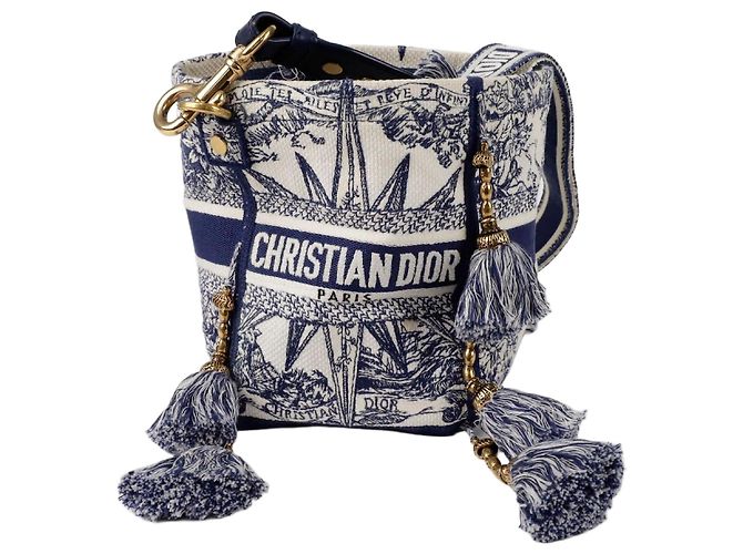 Dior Borsa a Spalla Diable Bucket Blu