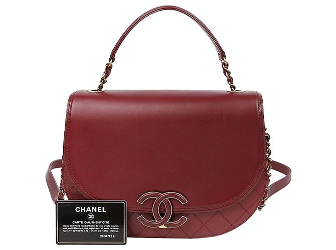Chanel Borsa a tracolla Coco Curve Rosso