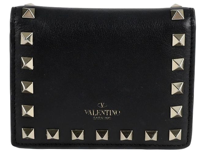 Valentino Rockstud Wallet Black