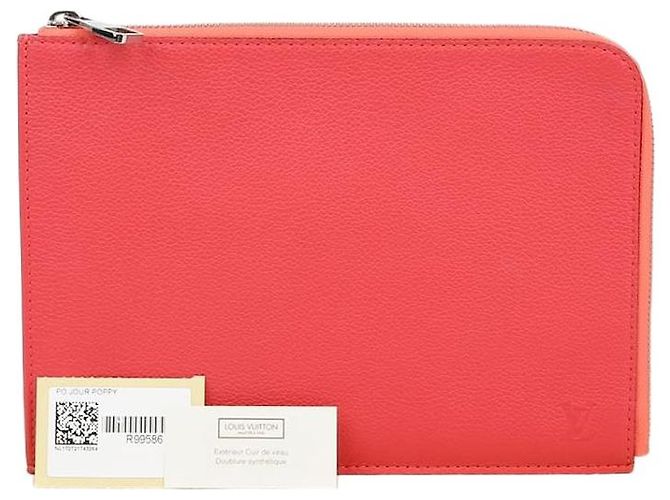 Louis Vuitton Clutch Jour PM Size Rosso