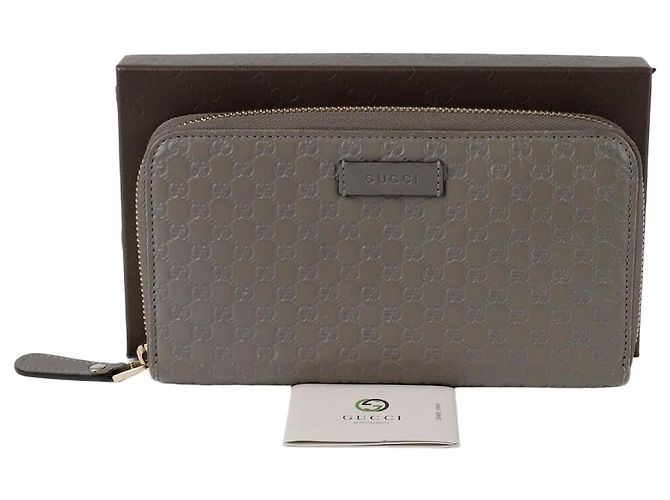 Gucci Cartera Larga Micro Shima Castaño