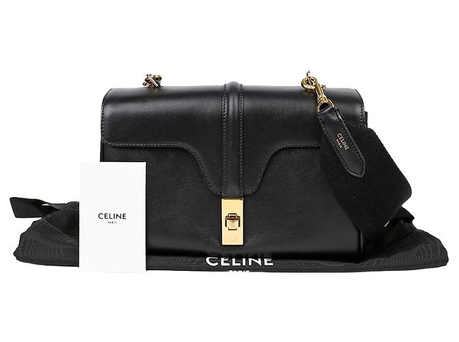 Céline Borsa a tracolla morbida Tin Nero