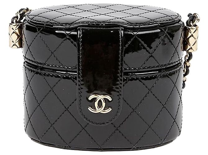 Vanity Chanel Mini borsa a tracolla per cosmetici Nero