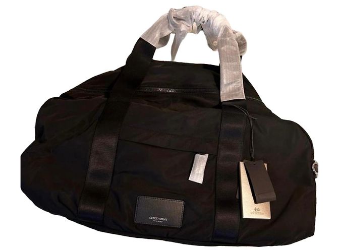Giorgio Armani Reisetasche Schwarz