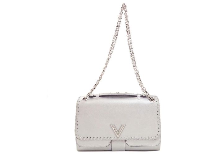 Louis Vuitton M43201 Very Chain Shoulder Bag Silvery