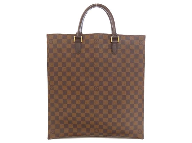Louis Vuitton Damier Canvas Tote Bag Damier ebene