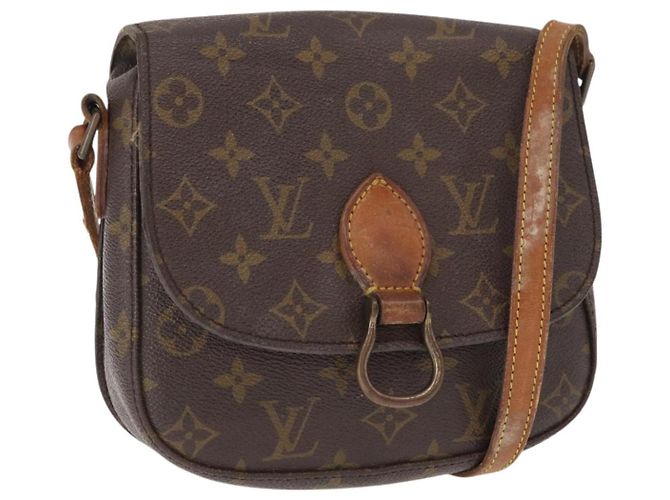 LOUIS VUITTON Bolso de Hombro Monogram Saint Cloud MM M51243 LV Auth 160208 Monograma