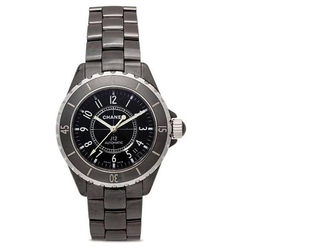 Orologio Chanel "J12 38 mm" - Anni 2000 Grigio Bordò