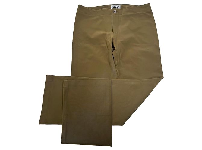 Vintage Issey Miyake Polyesterhosen Khaki Größe 1