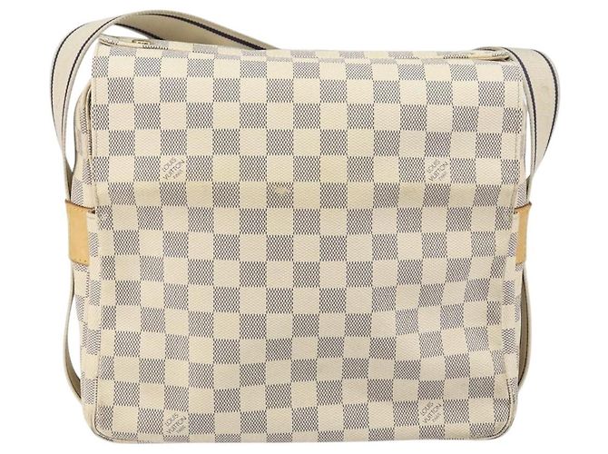 Sac à main Naviglio Damier Louis Vuitton Blanc