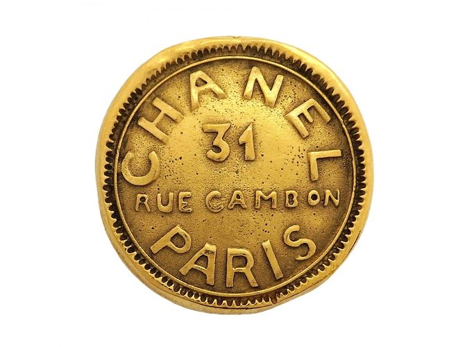 Spilla Chanel Cambon Circle D'oro
