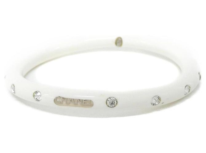 Chanel White Bangle