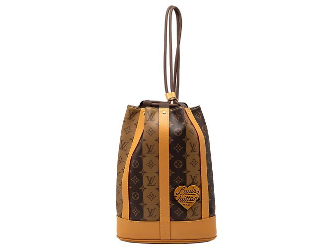 Mochila Randonnee Monogram Reverse Nigo marrón Louis Vuitton Castaño