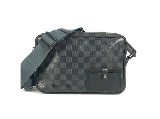 Louis Vuitton Damier Graphite Alpha Messenger Bag Black Damier ebene