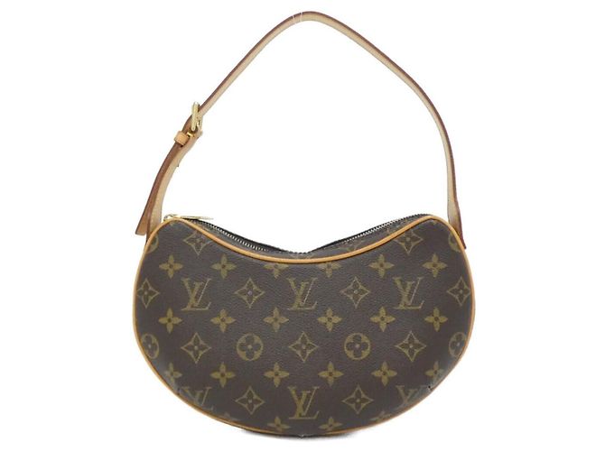Borsa a Spalla Pochette Croissant Monogram Louis Vuitton M51510 Marrone