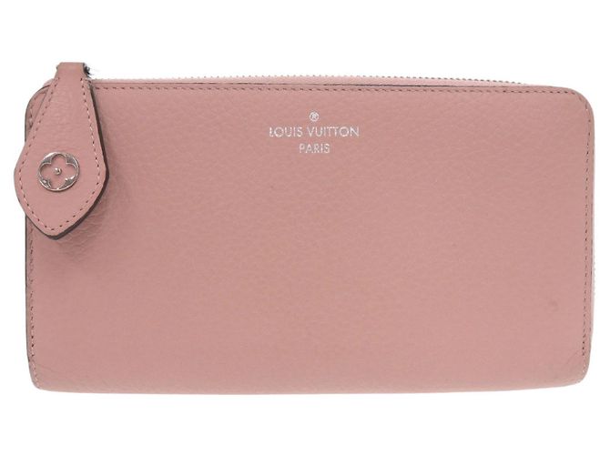 Cartera larga de cuero Magnolia Pink de Louis Vuitton Rosa