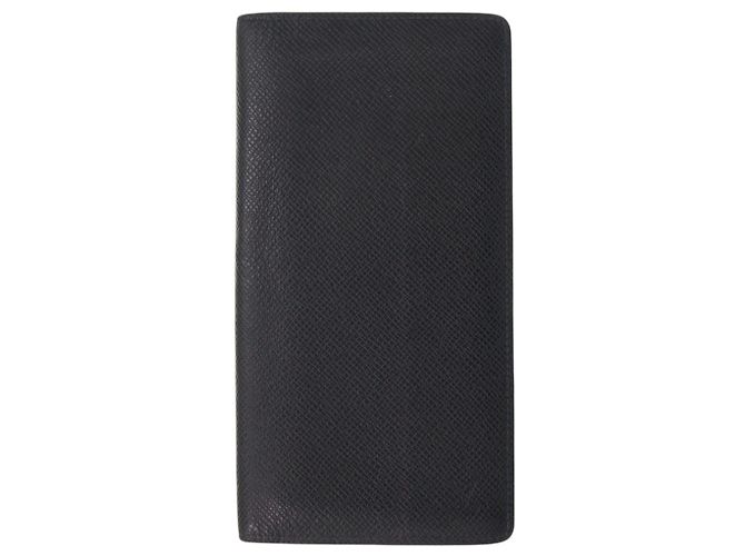Cartera Larga Brazza Taiga de Louis Vuitton Azul marino