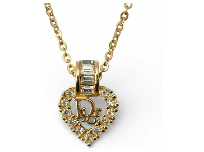 Collana Choker Placcata Oro Christian Dior D'oro
