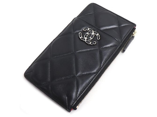 Chanel 19 Phone & Card Case Black