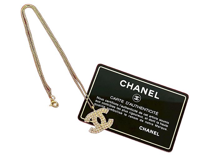 Collier Coco Mark de Chanel Doré Métallisé