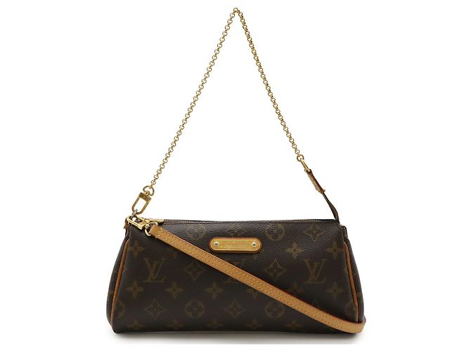 Clutch Eva Monogram Louis Vuitton Marrone