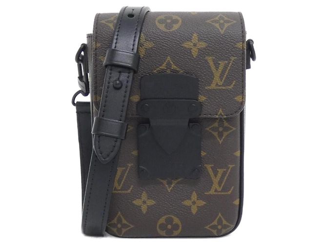 Borsa a Spalla Monogram S Lock Vertical Wearable Wallet Louis Vuitton Nero