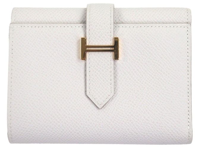 Hermès Béarn Epsom Leather Tri-fold Wallet Brown Beige