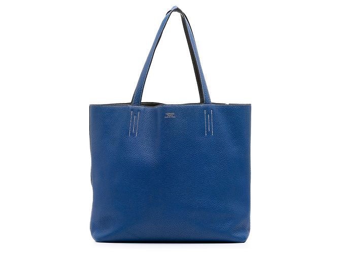 Hermès Clemence Double Sens 36 Blu