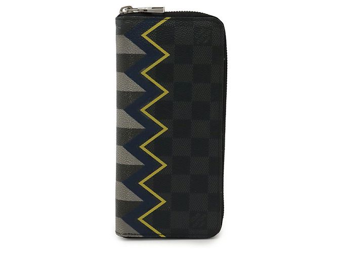 Louis Vuitton Damier Graphite Zippy Wallet Vertical Black
