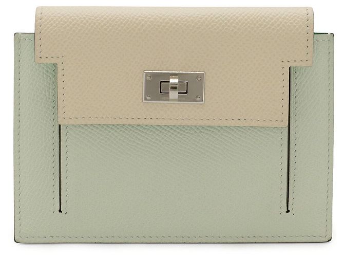 Hermès Hermes Kelly Pocket Compact Coin Case Green