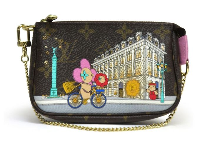 Mini Pochette Accessoires Monogram Vivienne di Louis Vuitton Multicolore Monogramma