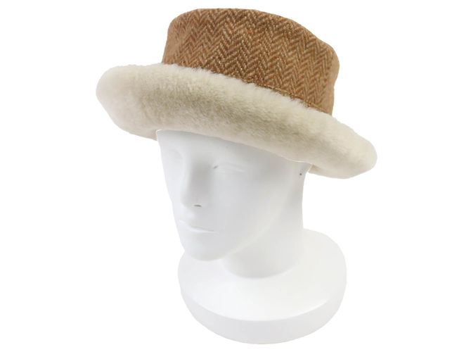 Hermès Wool Hat 57 Brown