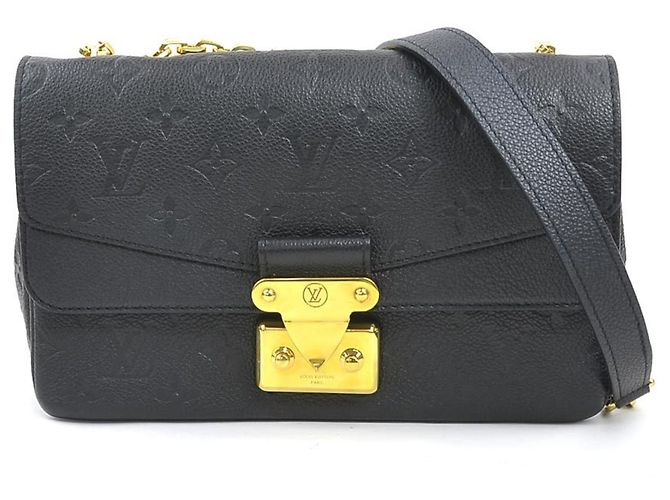 Marceau Schultertasche aus Monogram Empreinte von Louis Vuitton Schwarz