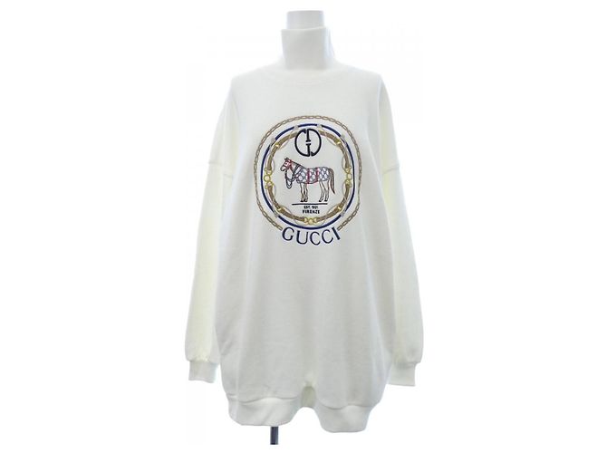 Sudadera de algodón Gucci Blanco