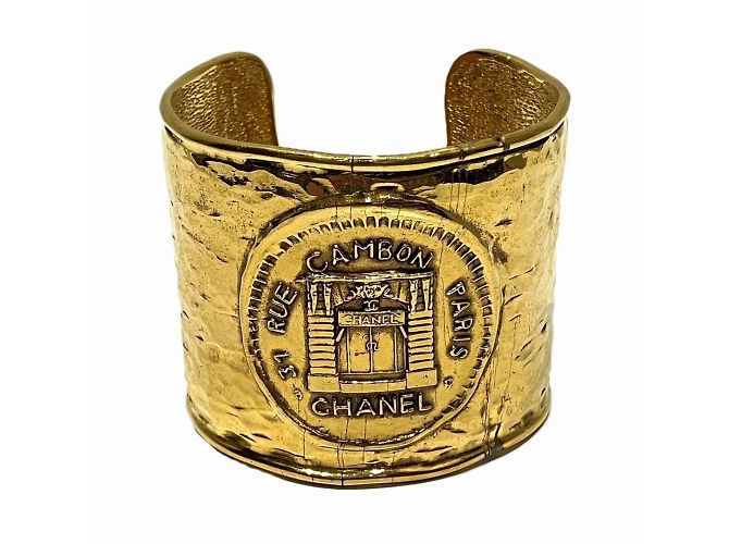 Bracciale placcato oro Chanel Cambon