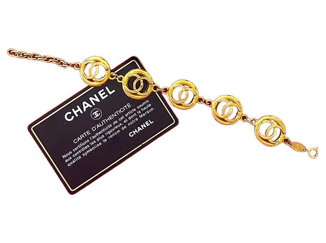Timeless Pulseira Coco Mark da Chanel Dourado